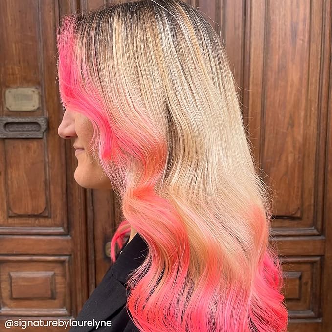 Arctic Fox Semi-Permanent Hair Dye, Vegan & Cruelty-Free, UV Reactive Neon Pink, Electric Paradise, Long Lasting, Conditioning, Ammonia-Free, 4 Fl Oz (Pack of 2)