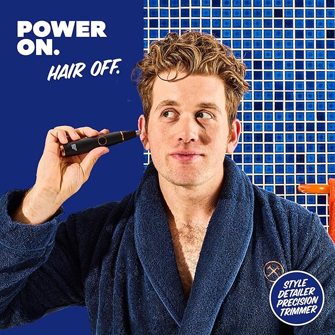 Dollar Shave Club | Style Detailer Precision Trimmer | Trimmer for Nose, Ears, Brows and Sideburns