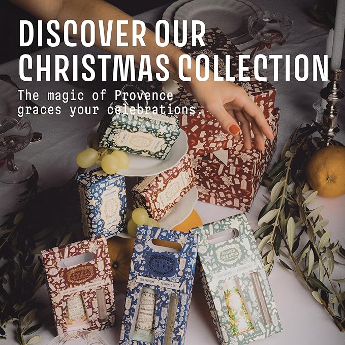 Panier des Sens - Jasmine Gift Duo - Hydrating Hand Cream with 96% Natural Ingredients & Roll-On Eau de Toilette - Made in France, Vegan, Perfect Holiday Gift - Travel Size 1.7 Fl Oz + 0.3 Fl Oz