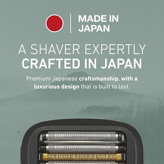 Panasonic ARC5 Palm-Sized Electric Razor, Handheld Luxury Compact Travel Shaver with 5-Blade Cutting System and USB-C Charging, Wet/Dry - ES-PV3A-K