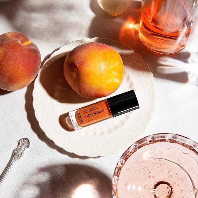 Provence Beauty Peach Moscato Lip Oil – Hydrating Tinted Lip Oil for Women with Natural Oils & Sheer Peach Tint – Moisturizes, Nourishes & Boosts Lip Health – 0.2 fl oz