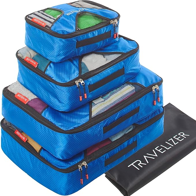 Travel Packing Cubes 5 pcs Luggage Organizer Set for Bag & Suitcase