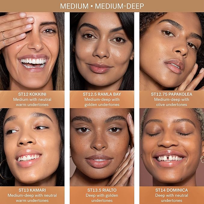 ILIA - Super Serum Skin Tint SPF 40 | Non-Comedogenic, Vegan, Lightweight to Help Against Blue Light, + Pollution while Hydrating, Smoothing, + Refining (Rialto ST13.5, 1 fl oz | 30 ml)