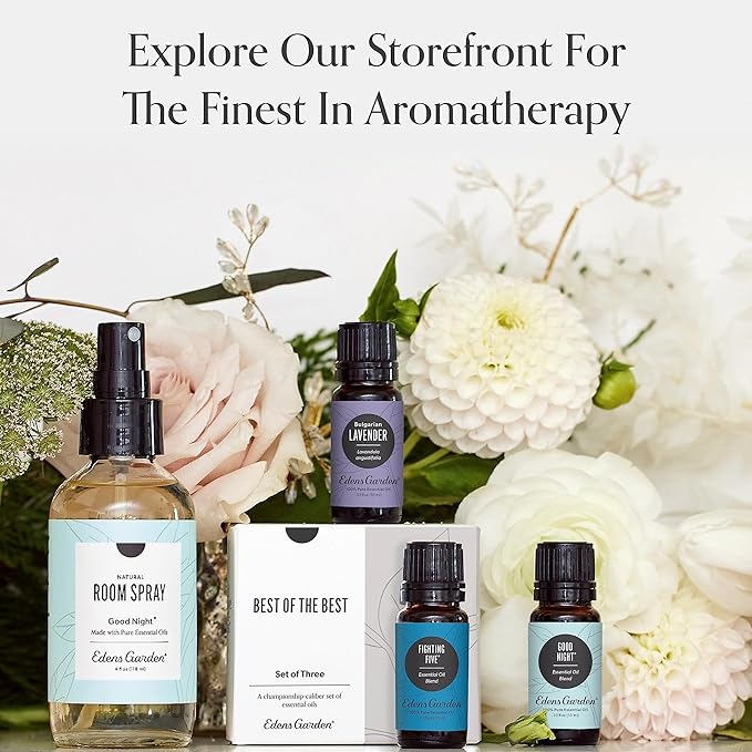 Edens Garden Lavender Essential Oils 3 Set – 100% Pure Therapeutic Grade, Aromatherapy Floral Scents For Relaxation, Skin, Candle Making & Diffusers – Natural, Vegan & Fragrance Oil Free, 10 ml/3 Pack