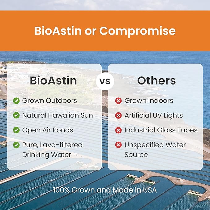 Nutrex Hawaii Vegan BioAstin Hawaiian Astaxanthin - 12mg, 75 Softgels - Farm-Direct Premium Antioxidant Supplement to Support Eye, Skin, Joint & Immune System Health - Non-GMO & Gluten-Free