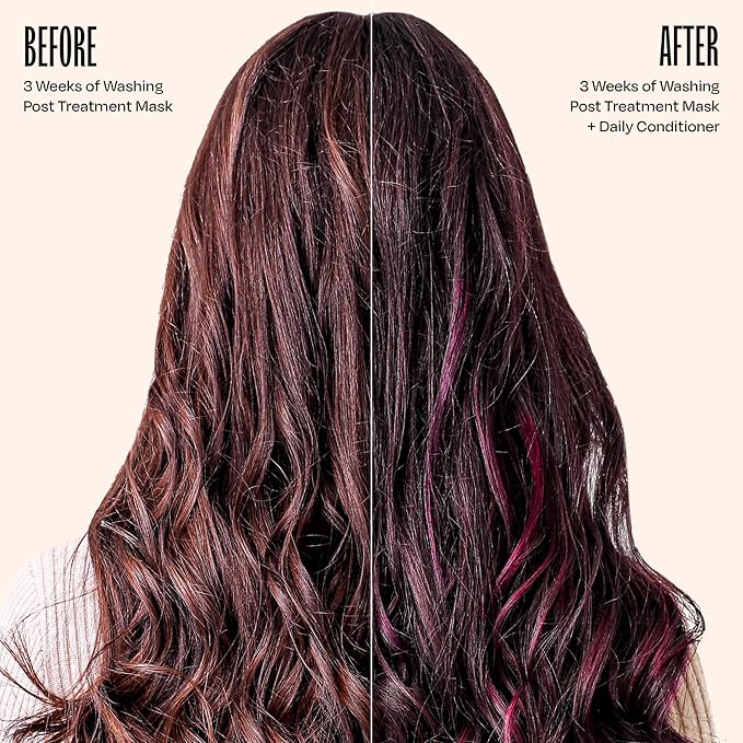 Overtone Daily Color Depositing Conditioner for Dyed & Natural Hair - 4.5oz Temporary Coloring with Shea Butter & Coconut Oil - Refresh Color & Prevent Fading - Vegan & Cruelty-Free, Cherry Chestnut