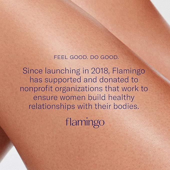 Flamingo Shaving Razor Set for Women - Razor Handle, 4 Razor Blade Refills, Shower Holder - Chrome