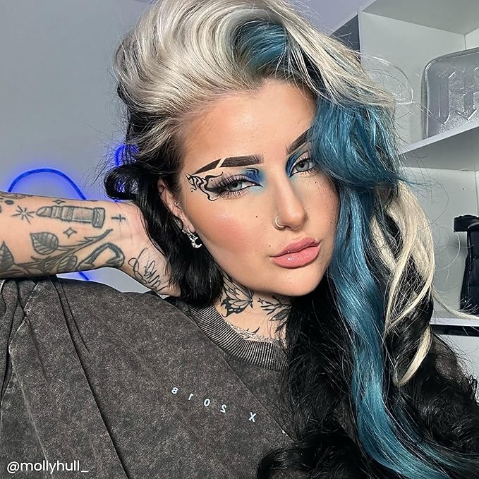 ARCTIC FOX Vegan and Cruelty-Free Semi-Permanent Hair Color Dye (4 Fl Oz, BLUE JEAN BABY)