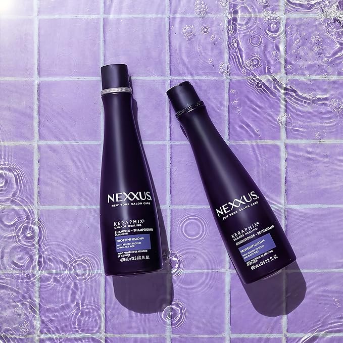 Nexxus Keraphix Conditioner Keraphix with ProteinFusion for Damaged Hair With Keratin Protein and Black Rice 13.5 oz