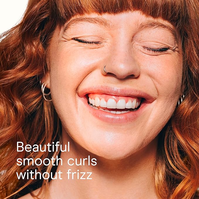 Conair Double Ceramic 1 ¼-Inch Curling Iron with Claw Clip, 1.25-Inch Barrel Creates Loose Curls, Hair Curler for Use on Medium and Long Hair, White