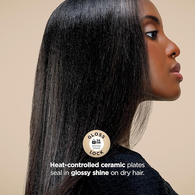 Shark Glam Ceramic & Powerful Air Styling & Drying System, with Silki Straightener & Shark Glossi Air Glosser, for Drying, Curling, Straightening & Glossing with Diffuser, HD6052S (Curly & Coily Hair)