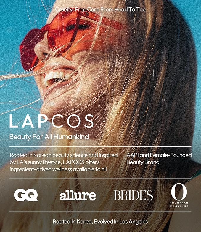 LAPCOS Vita C Sheet Mask, Daily Face Mask with Vitamin C to Renew Skin, Korean Beauty Favorite, 5-Pack