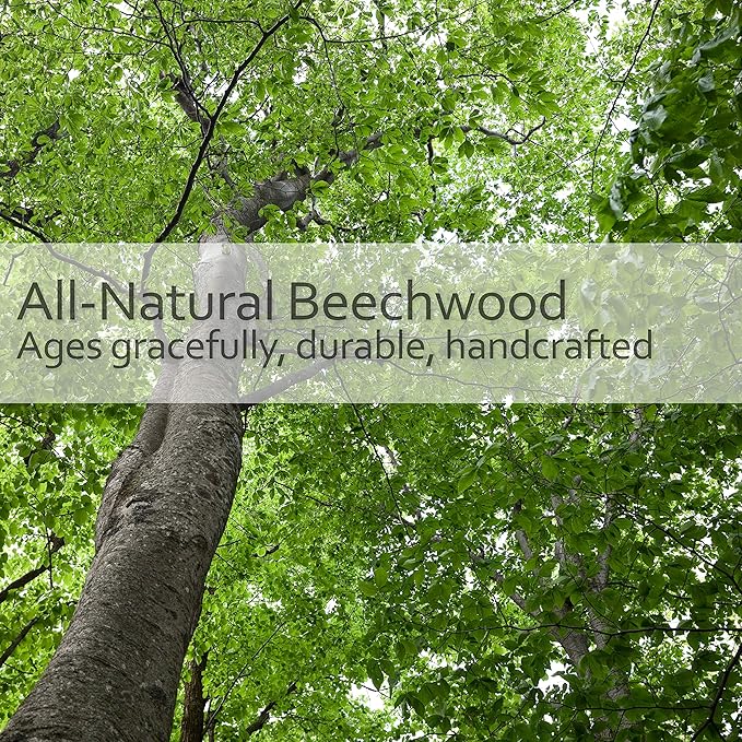 REDECKER Extra Long Beechwood Bath Brush - Natural Pig Bristle Body Brush for Showering, Back Scrubbing, Exfoliating, Dry Brushing and Lymphatic Drainage - Perfect for Hard-to-Reach Areas